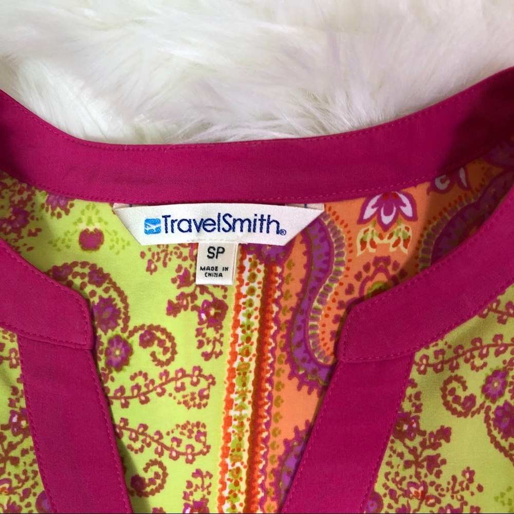 TravelSmith 3/4 Sleeve V Neck Tunic SP - Picture 7 of 8
